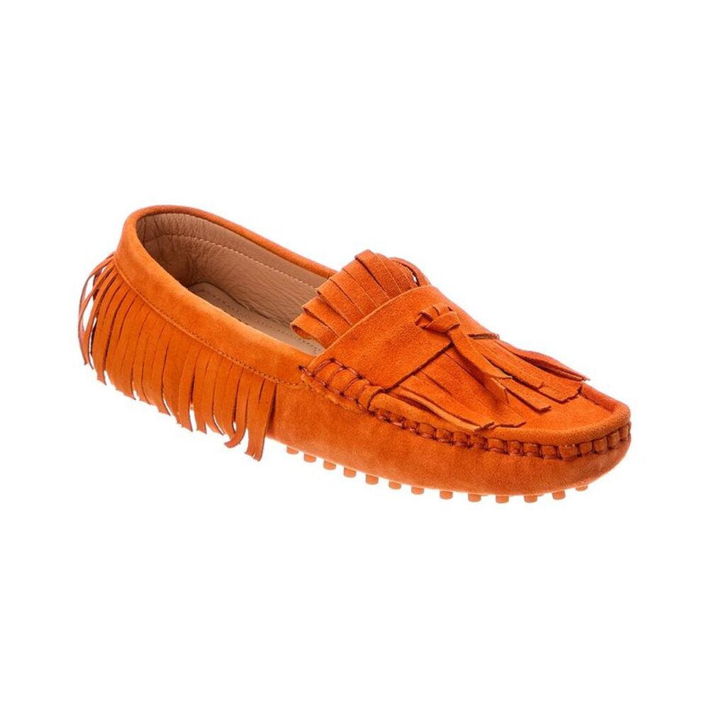 Baldinini Suede Moccasin, Orange